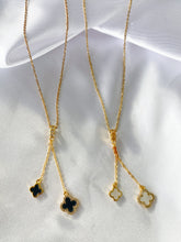 Load image into Gallery viewer, Clover Lariat Necklace
