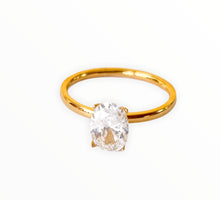 Load image into Gallery viewer, CZ Oval Shaped Ring
