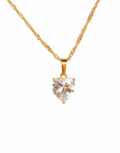 Load image into Gallery viewer, CZ Heart Necklace - Amore  Collection Jewelry
