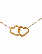 Load image into Gallery viewer, Interlocking heart necklace - Amore  Collection Jewelry
