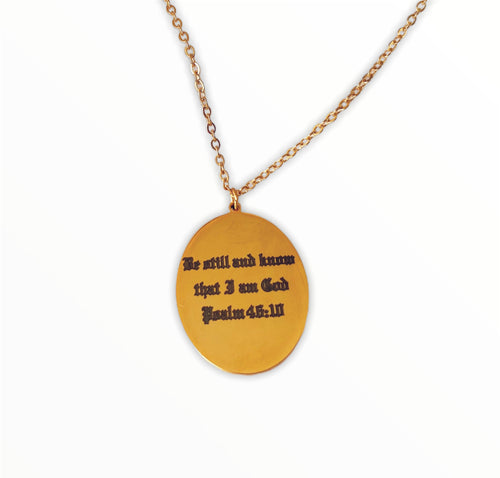 “Be still and know that I am God “ Necklace - Amore  Collection Jewelry