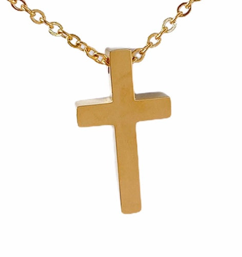 Simple Cross Necklace - Amore  Collection Jewelry