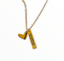 Load image into Gallery viewer, “God is within her see will not fall “ Necklace - Amore  Collection Jewelry
